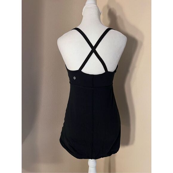 Lululemon Black Bulerias Athletic Tank Top Size 6 - Picture 2 of 7